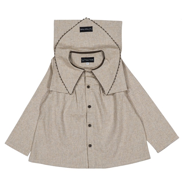 ラスト1点24m送料無料【MaisonMarelle】blouse NOLLET caramel & sage green flowers