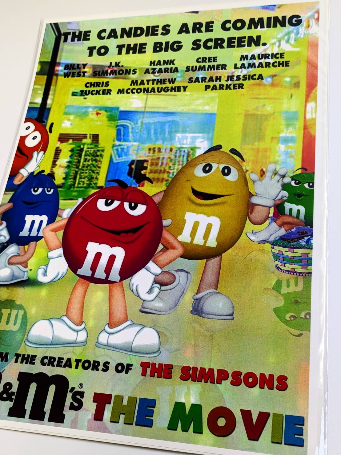 ★ちょうどいいB4ポスター【m&m's】〚アメリカン雑貨 アメトイ〛