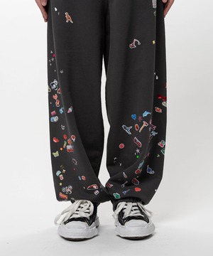 【26SS】Maison MIHARA YASUHIRO ミハラヤスヒロ /Kids Sticker Printed Sweat Pants / スウェットパンツ
