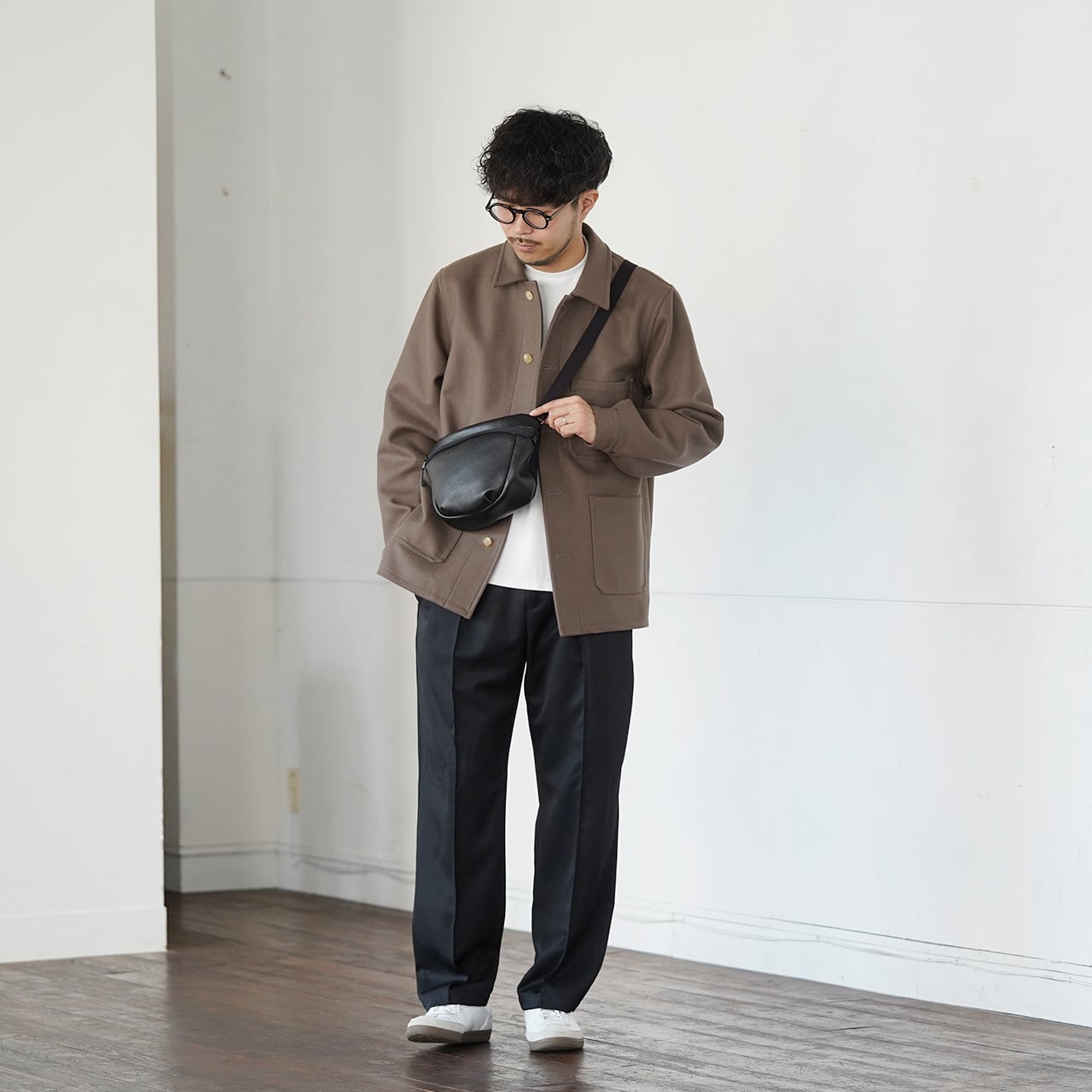 JiTan 本革ボディバッグ 美品 もりすん ミニバッグ ポーチ 美品】もりすん プロデュース JiTan 本革ボディバッグ - メルカリ