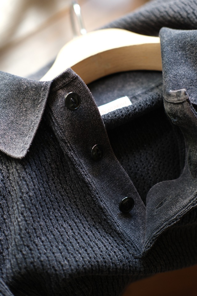 Utah／"Healthknit" polo collar short sleeve knit