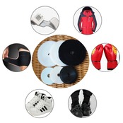 sempiterno 極薄 非常に狭い 柔らかい ドール 面ファスナー 幅約8mm長さ約5m 縫製用 裁縫 細幅 ベルクロ 強力 多用途 縫製タイプ 裏粘着剤なし 人形用 ドール服の材料 裁縫用 DIY靴服飾部品 (8mm,ナチュラルホワイト)