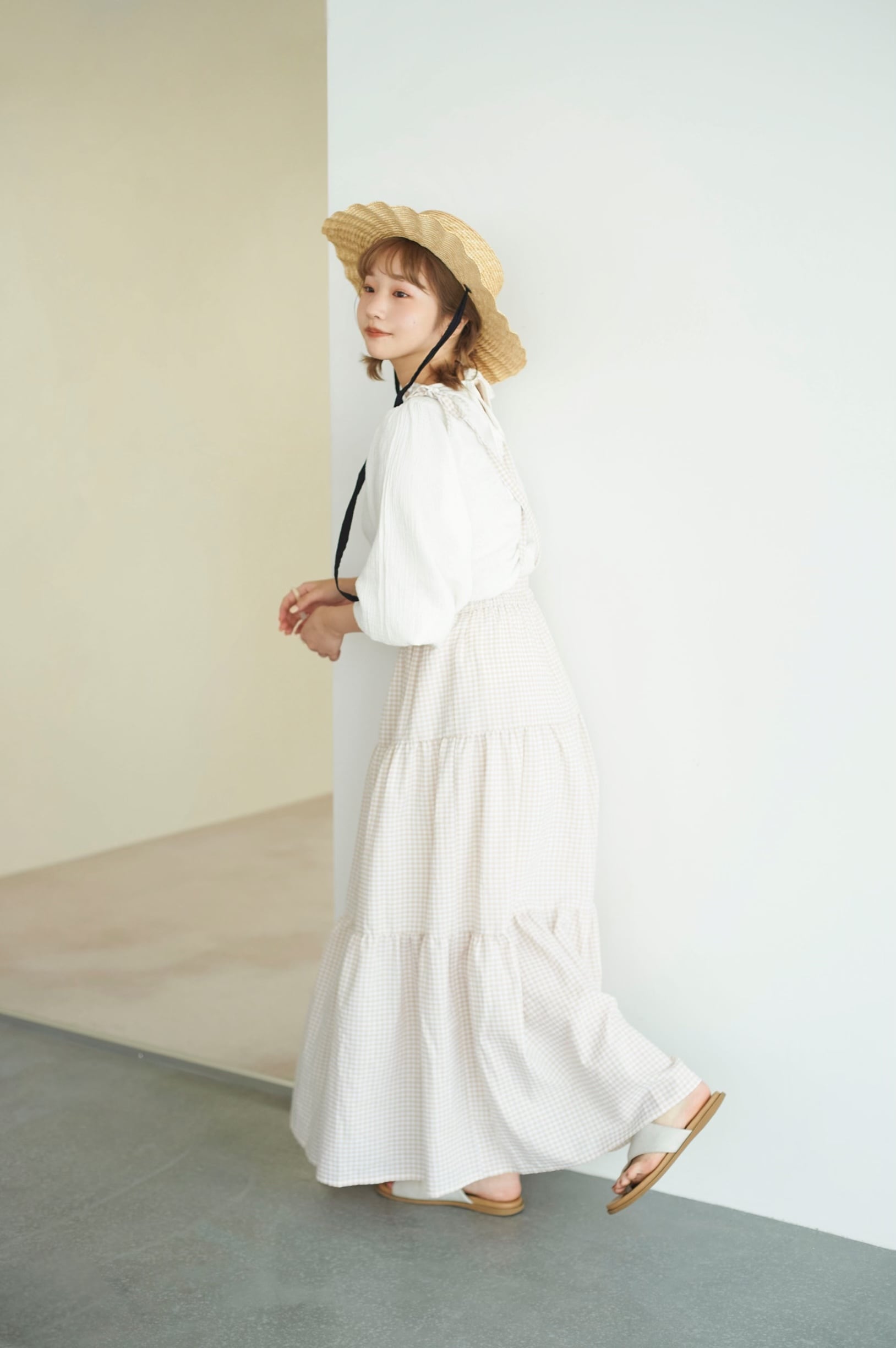 pium スカート　ギンガムチェック ギンガムチェック スカート（W5S02605＿＿） | TO BE