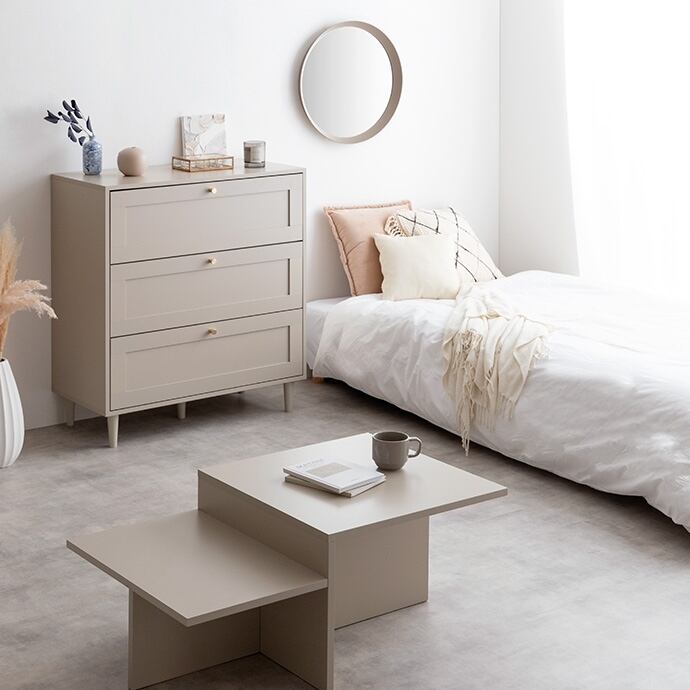 チェスト 引き出し 3段 幅80cm | FIGARO