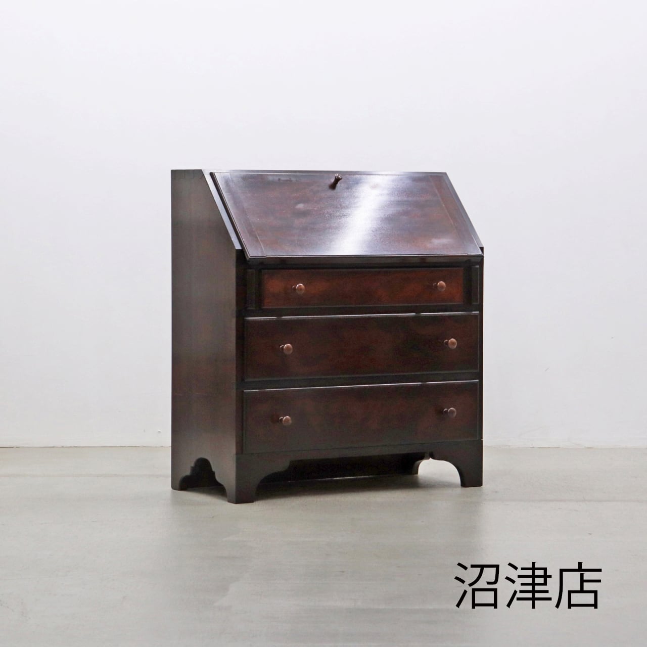 松本民芸家具 A型 文机 ライティングデスク ビューロー ミズメザクラ