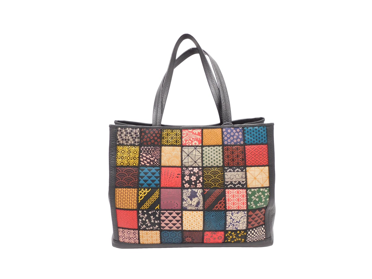 パッチワーク印傳 MIトート マルチカラー | 浅草前川印傳｜公式