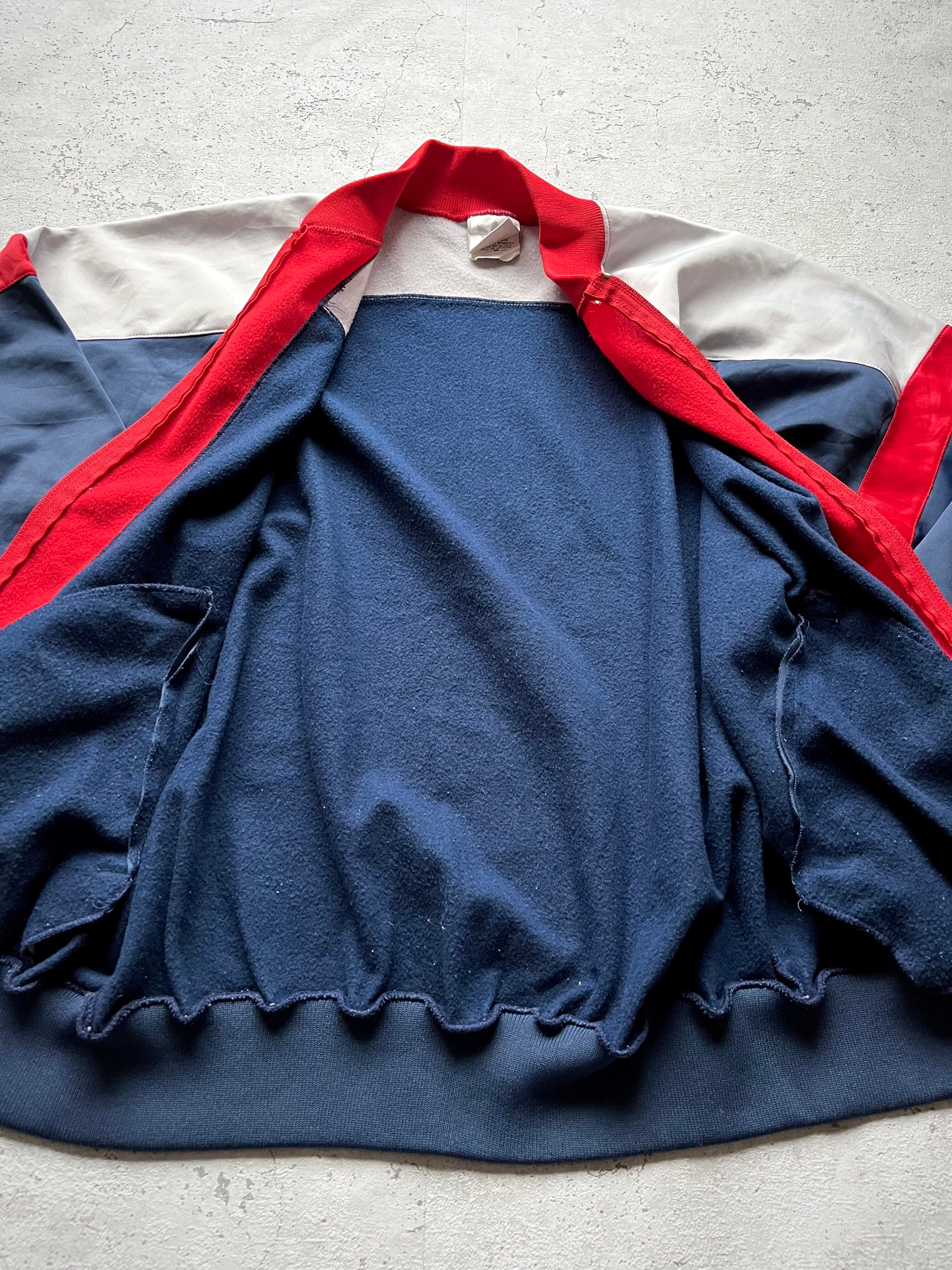 80s USA製 ADIDAS TRUCK JACKET TRICOLORE OLD VINTAGE アメリカ製