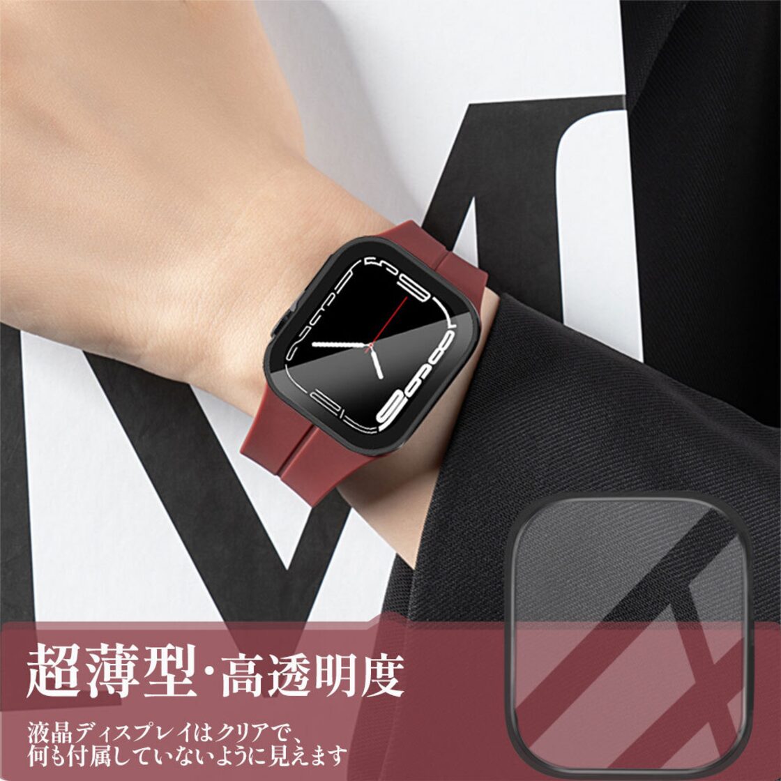 アップルウォッチ カバー バンド セット 防水 ケース ステンレス Series9 8 7 6 5 4 se Apple Watch 45mm 44mm 41mm 40mm