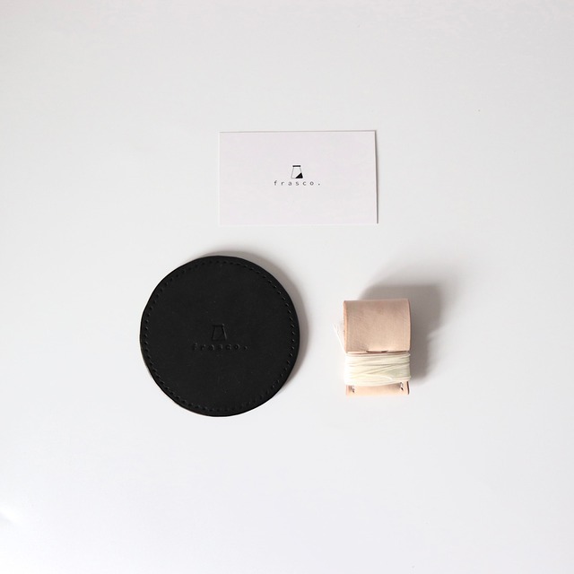 home craft kit leather coaster