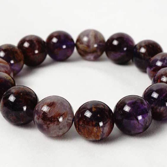 ガーデンアメジスト ブレスレット 15mm ランダム発送 メール便可 [M便 1/10] 711-359