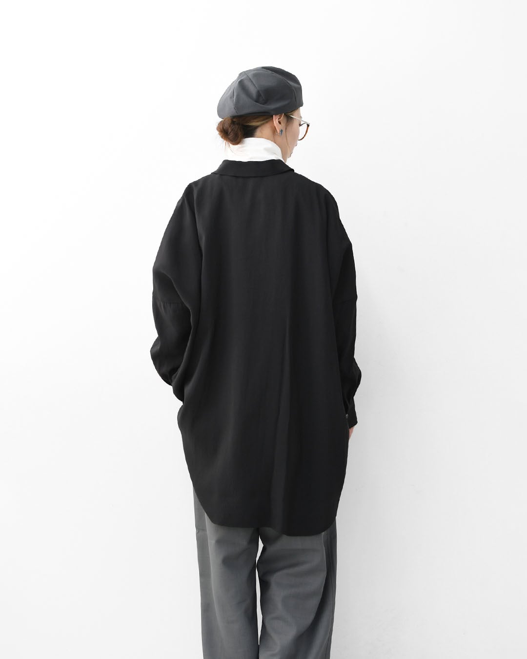 mizuiro ind [ミズイロ インド] wide tunic shirt [1-230129] ワイド