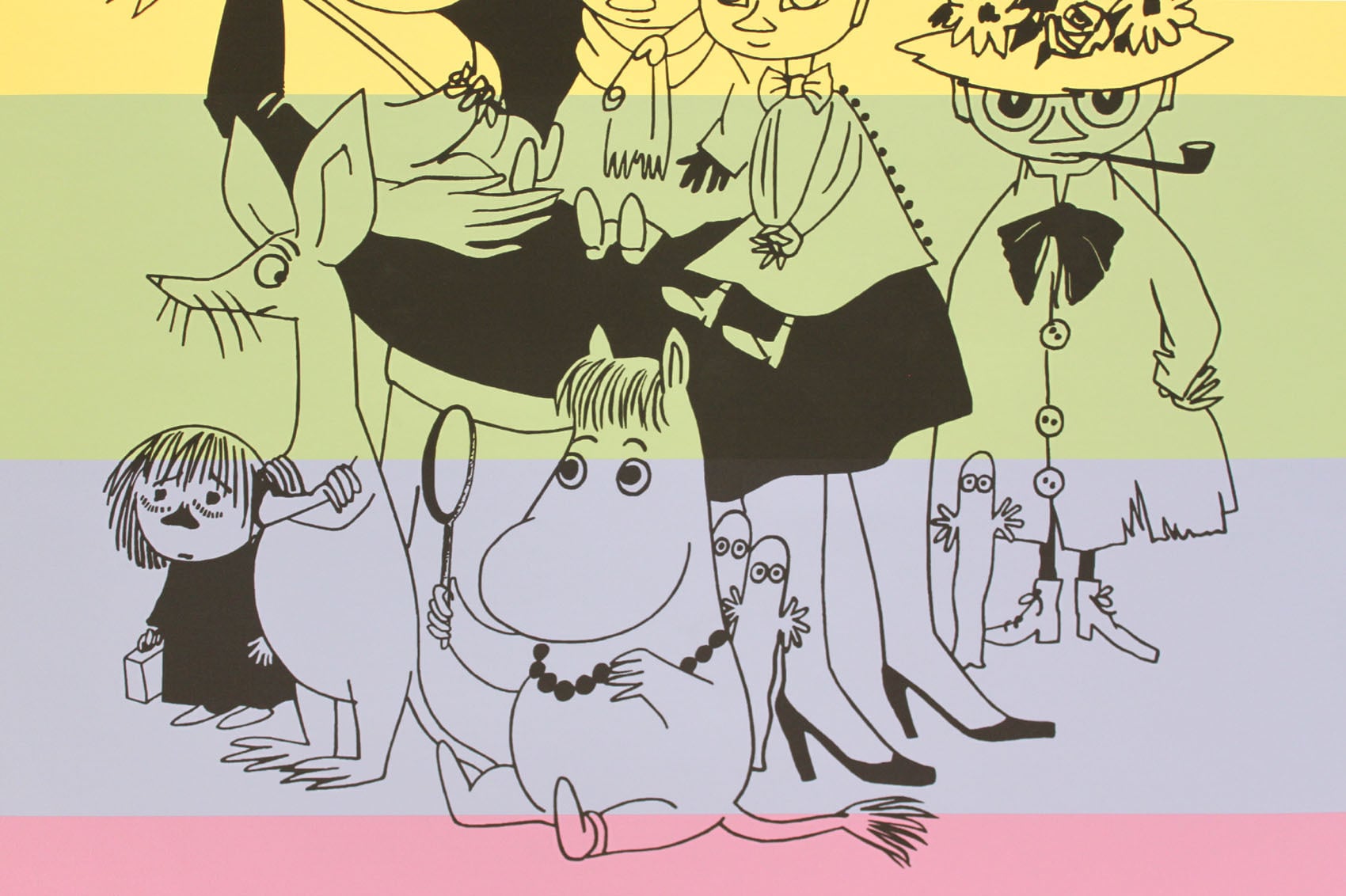 ムーミン 北欧 All Things Commerce「ムーミン トーベ ヤンソン プライド ポスター」送料無料 フレーム 展示用フック付アートポスター 絵画 インテリア アート