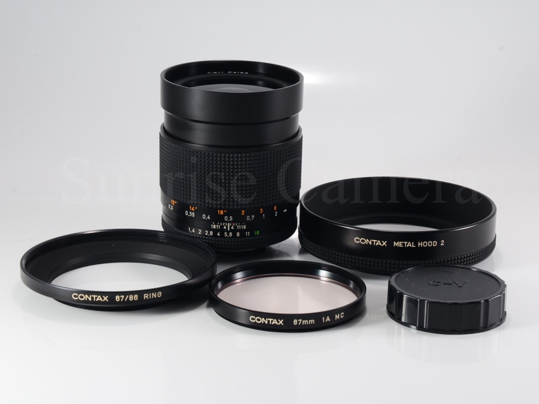 中古】CONTAX Carl Zeiss Distagon T* 35mm F1.4 MMJ METAL HOOD2付