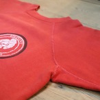 1960’s USA Vintage Flocky Print Sweatshirt “DUPONT BULLDOGS”