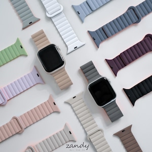 【マグネットシリコンループ】アップルウォッチバンド シリコンベルト Apple Watch