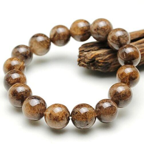 プラチナルチルクォーツ ブレスレット 13mm  おまかせ便 211-4229