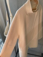 【新作５％OFF・3日間】Hand-made Over-fit Wool Coat(Bag付)_2colors
