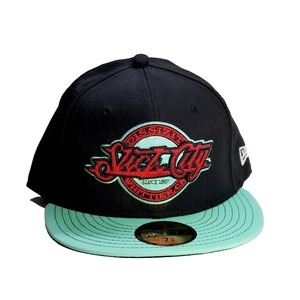 DISSIZIT / Slick City New Era Cap / Black w/Turq