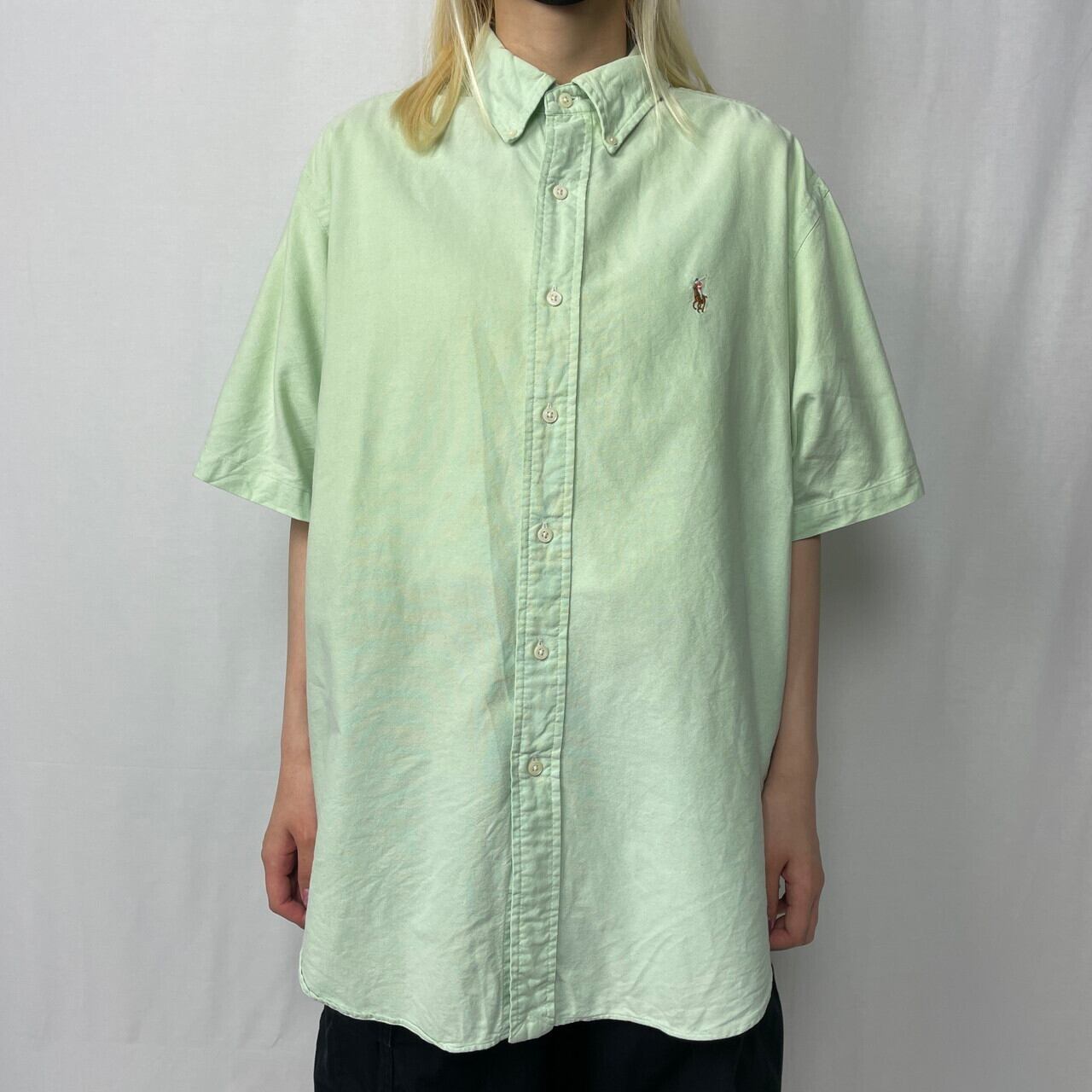 Ralph Lauren ラルフローレン CLASSIC FIT ボタンダウン 半袖シャツ