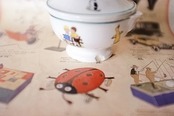 Creil et Montereau 子猫と子犬と小鳥と少年少女とスーピエールa ディネット クレイユモントロー