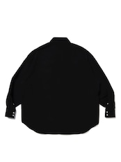 Moleskin Western L/S Shirt -Black-