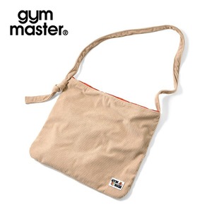 gym master ジムマスター コーデュロイ トートショルダーバッグ｜A4対応 大容量 巾着 2WAY カラフル配色 G621739 ベージュ