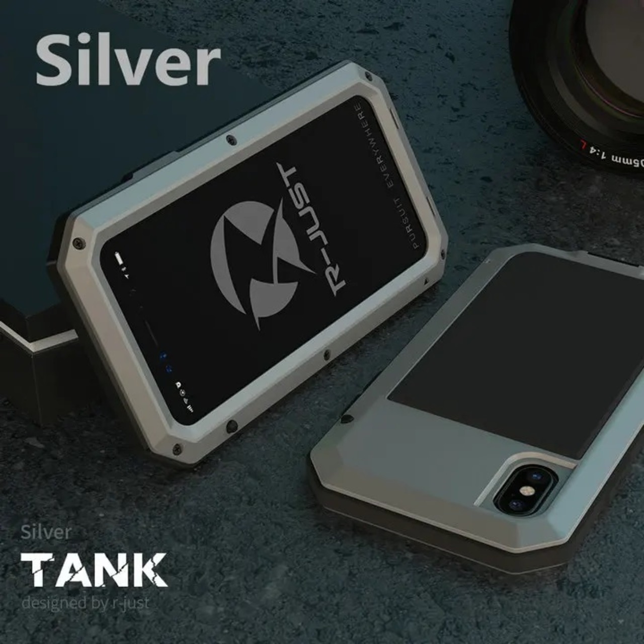 ◆iPhone16シリーズ 対応◆〔For iPhone〕Metal Frame × Silicon Shockproof Case / メタル フレーム × シリコン 耐衝撃 ケース