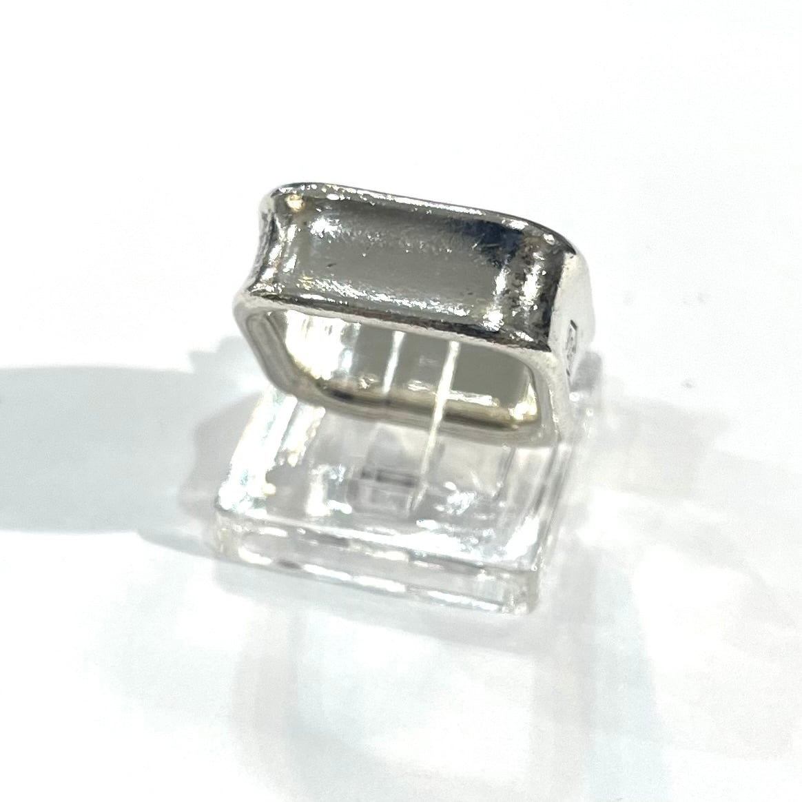 TIFFANY&CO.】【11-12号】2659 T&CO 1837 スクエアリング／シルバー925