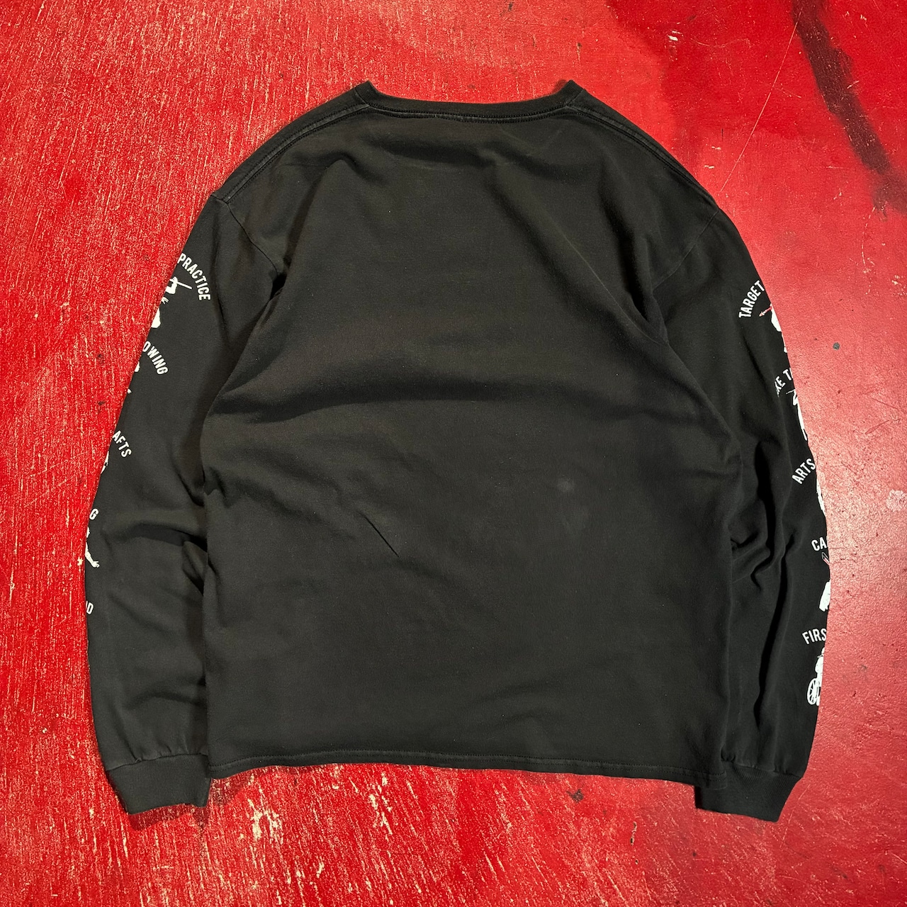 FRIDAY THE 13 ジェイソン ロンT 袖プリント ブラック