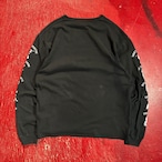 FRIDAY THE 13 ジェイソン ロンT 袖プリント ブラック