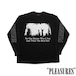 【PLEASURES/プレジャーズ】INCOGNITO LONG SLEEVE 長袖Tシャツ / BLACK / HOL25-13828