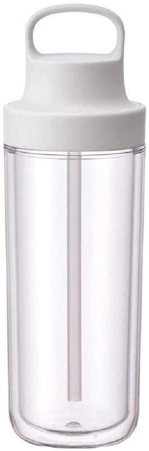 【在庫処分】KINTO (キントー) トゥーゴーボトル 480ml ホワイト ストロー付き 軽量 水筒 食洗機対応 二重構造 20071