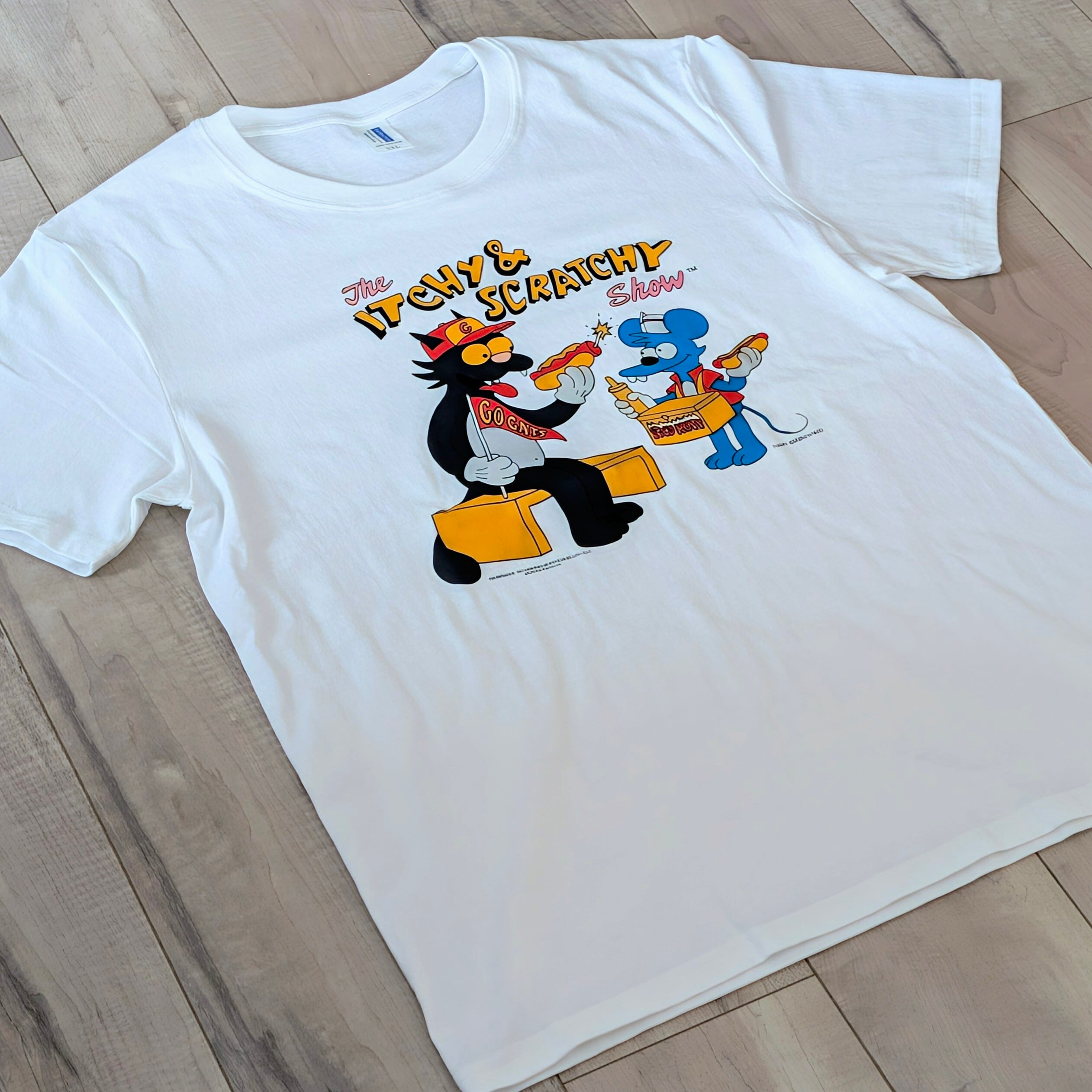 【 The Simpsons( ザ・シンプソンズ ) 】『 The Itchy & Scratchy Show / イッチー&スクラッチー 』 Tシャツ〚アメリカン雑貨 アメトイ〛