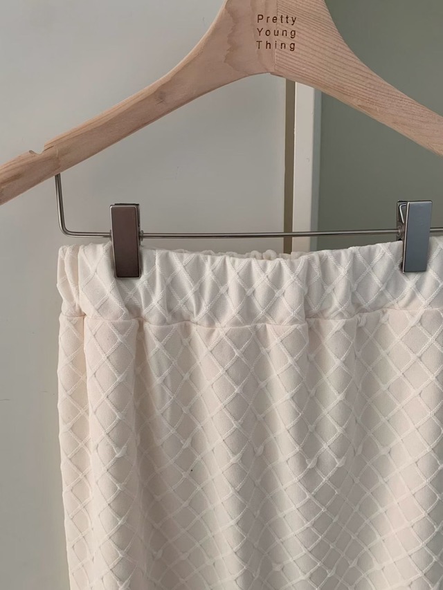 (予約) pretty young thing / Diamond banding skirt 1color　