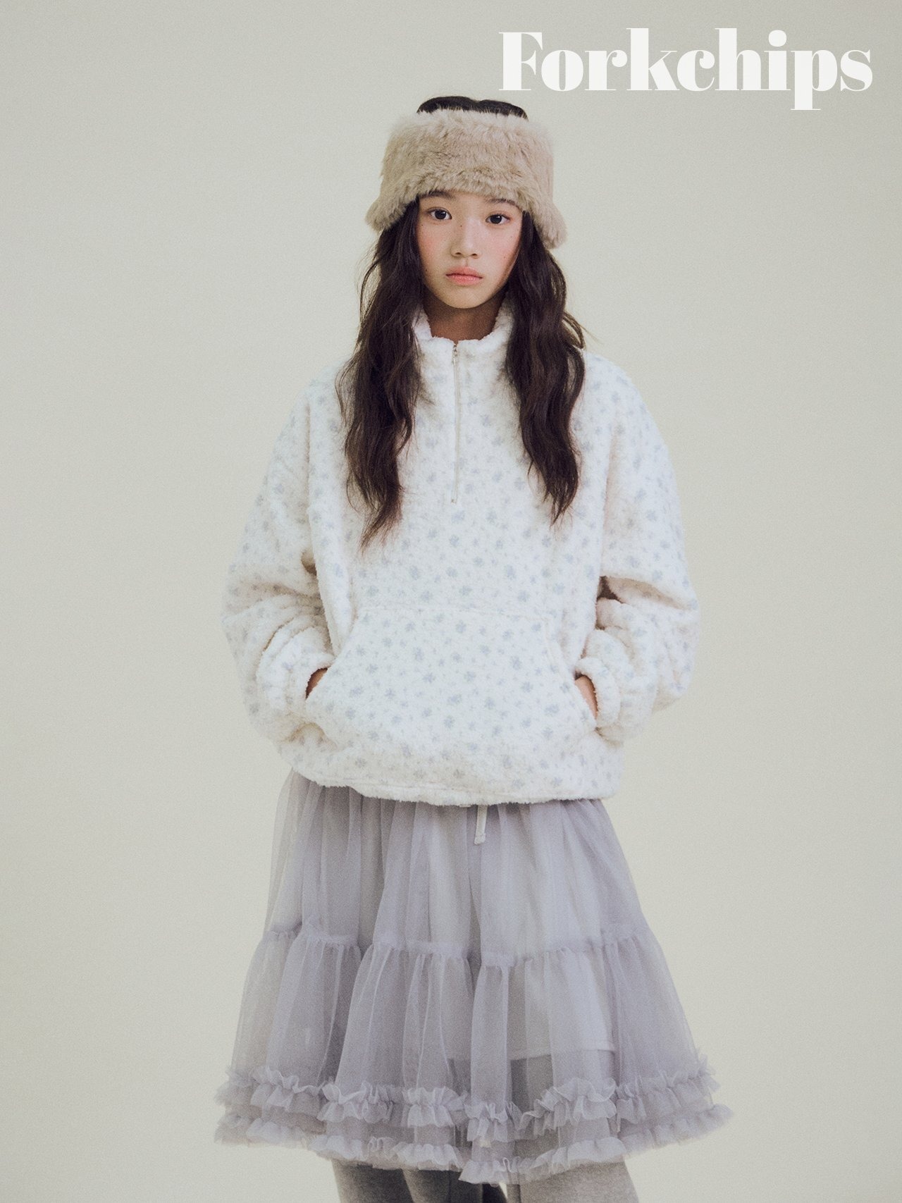 FORK CHIPS［取寄］daisy fleece mtm 26winter