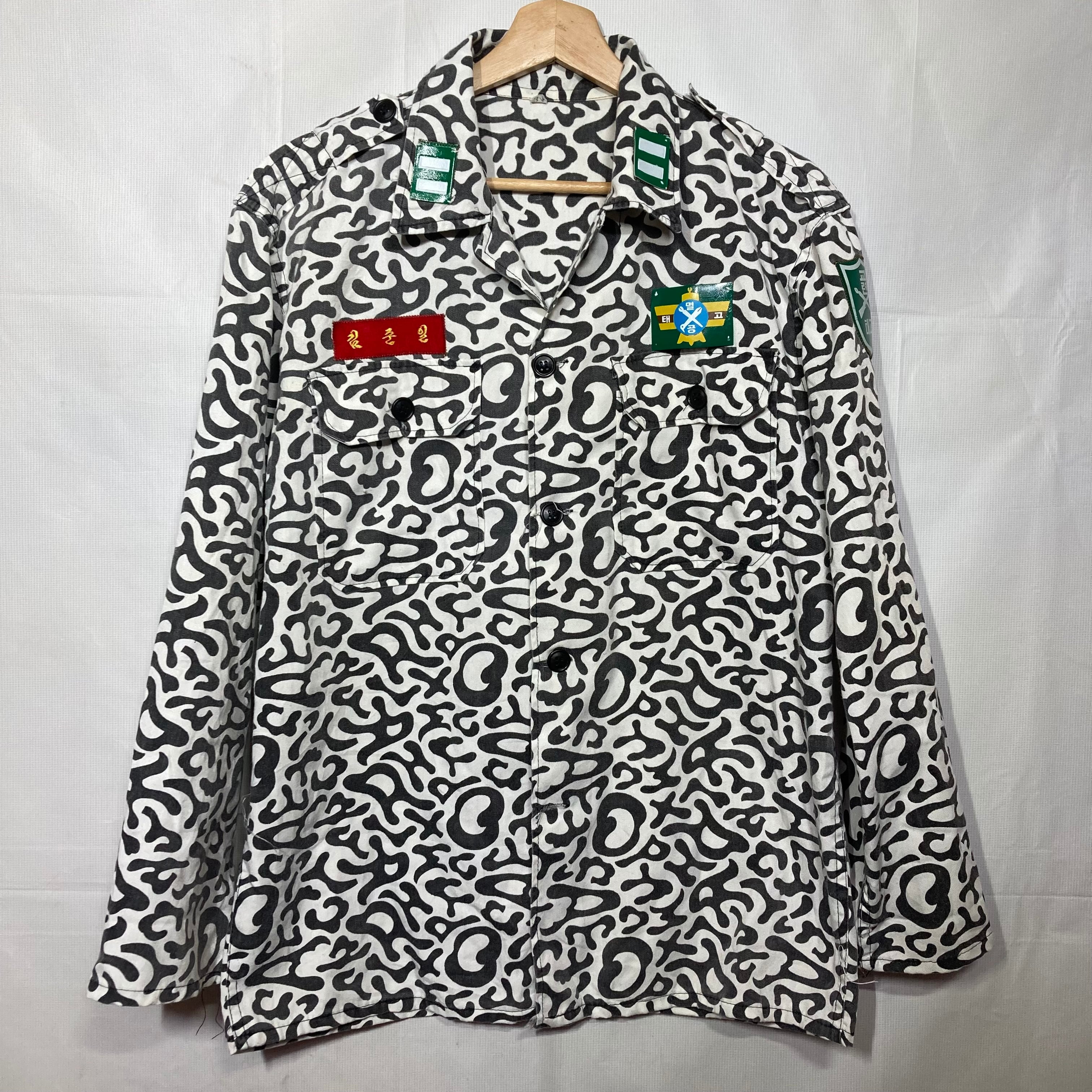韓国軍 バクテリアカモ Army Korean アメーバカモ ARMY 70s KOREAN 