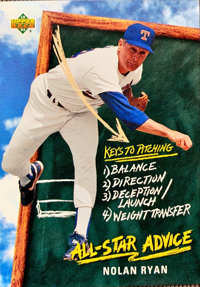 MLBカード 93UPPERDECK Nolan Ryan #214 RANGERS