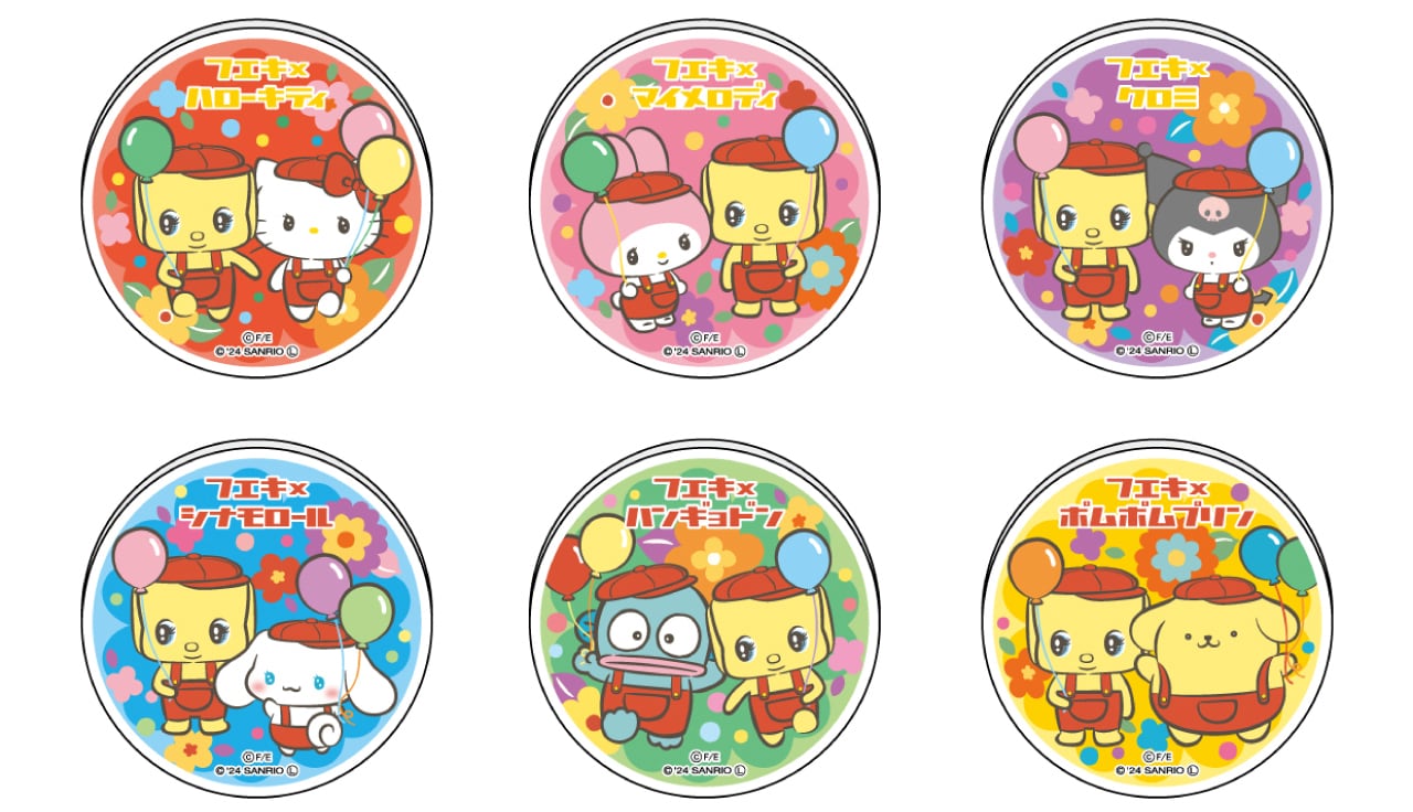 フエキ×サンリオキャラクターズ アクリルマグネット