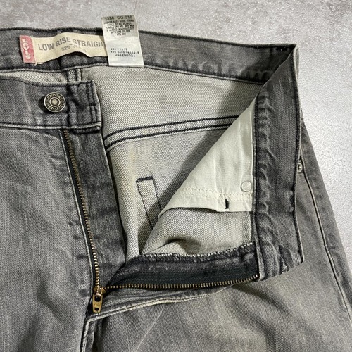 【W34 L32】 メキシコ製 usa levi's 先染ブラック 529 詳細写真10