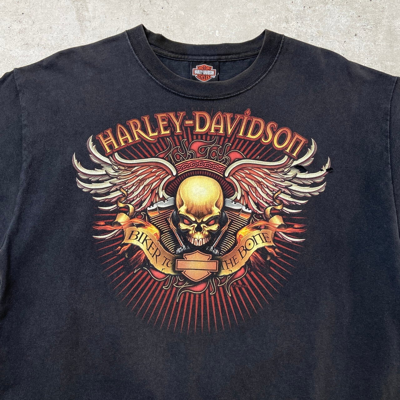 00年代 USA製 Harley-Davidson ハーレーダビッドソン 両面プリントT