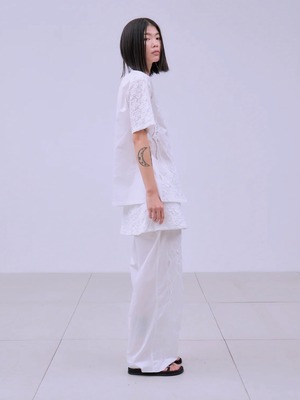 【26SS】THINGS THAT MATTER シングスザットマター / 刺繍レースブラウス / CHAOS EMBROIDERY BLOUSE