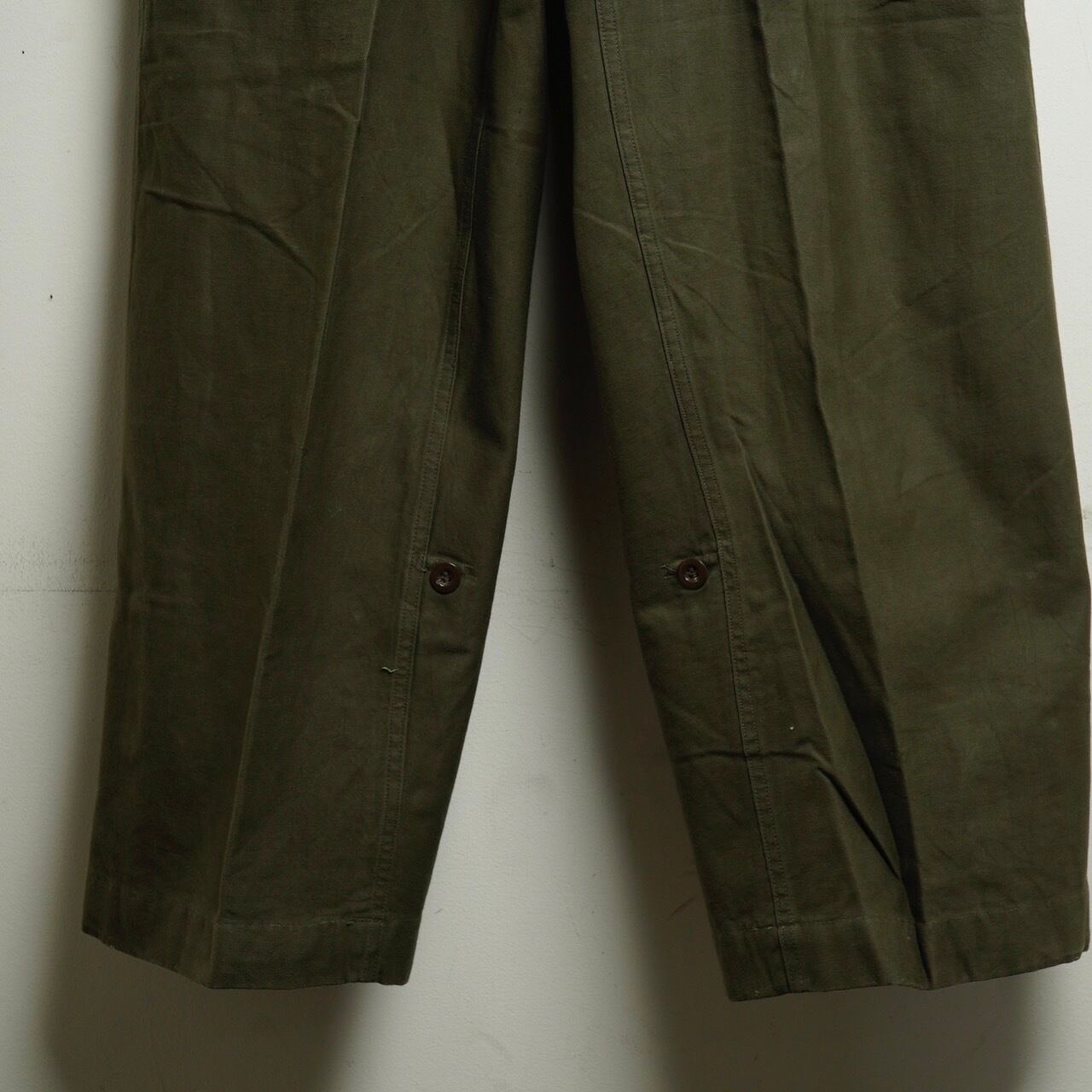 50〜60’s Dutch Military Double Face Field Cargo Pants