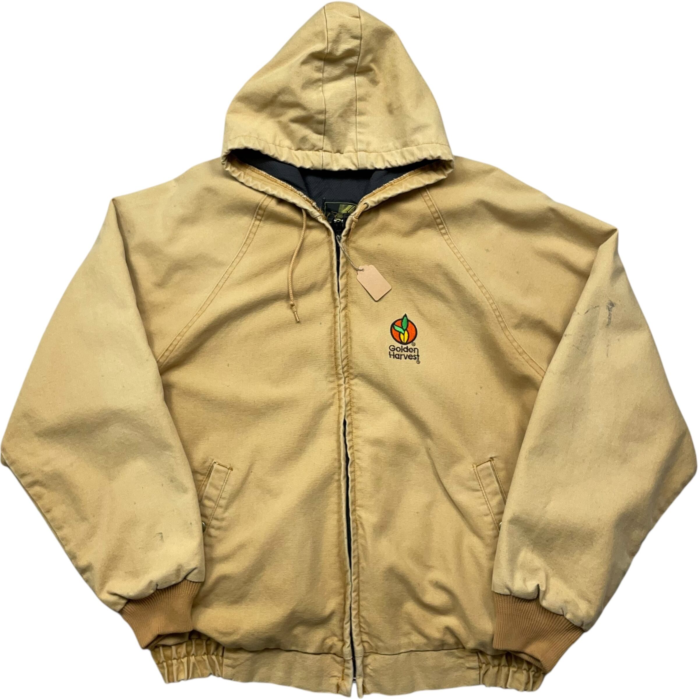 《XL》 K-Products ダックジャケット ラグラン 企業刺繍 ブラウン USA製 90年代 vintage no.5221