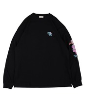 【#Re:room】ICON FLOWER PHOTO PRINT BIG LONG SLEEVE［REC709］