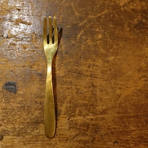 brass cake fork | 真鍮ケーキフォーク