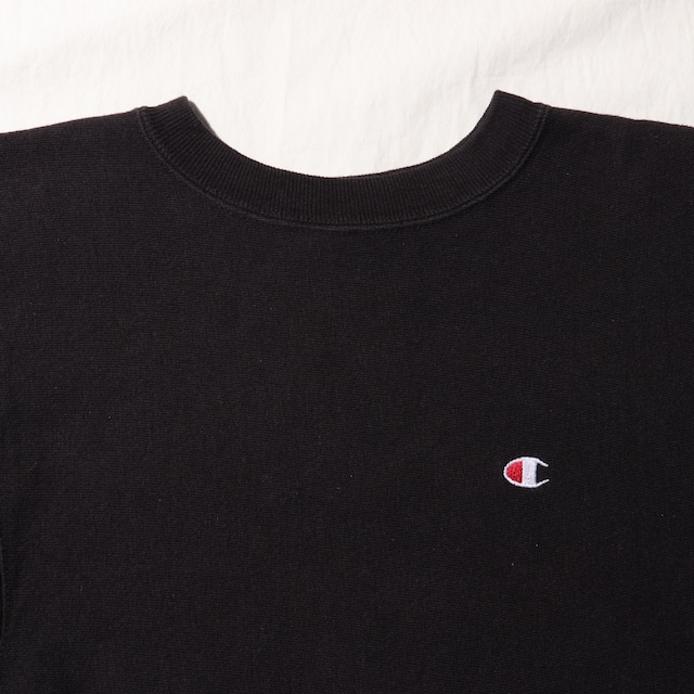 極美品 M USA 90s 黒無地 ブラック Champion Reverse weave リバースウィーブ