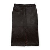 美品 イタリア製 MARELLA マレーラ 合皮 レザー タイト スカート サイズ 38 /ダークブラウン/レディース