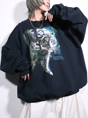 “SIEGFRIED & ROY” 虎 oversized sweatshirt