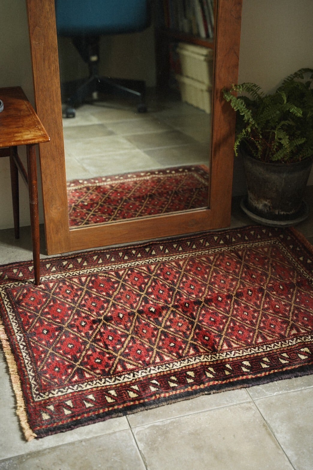 1366-Vintage Baluch rug