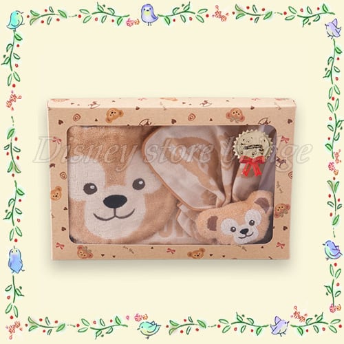 公式 ダッフィー ギフトセット（スタイ、ガーゼハンカチ×2枚、ラトル）  ディズニー シー限定　出産祝い ベビーグッズ プレゼント